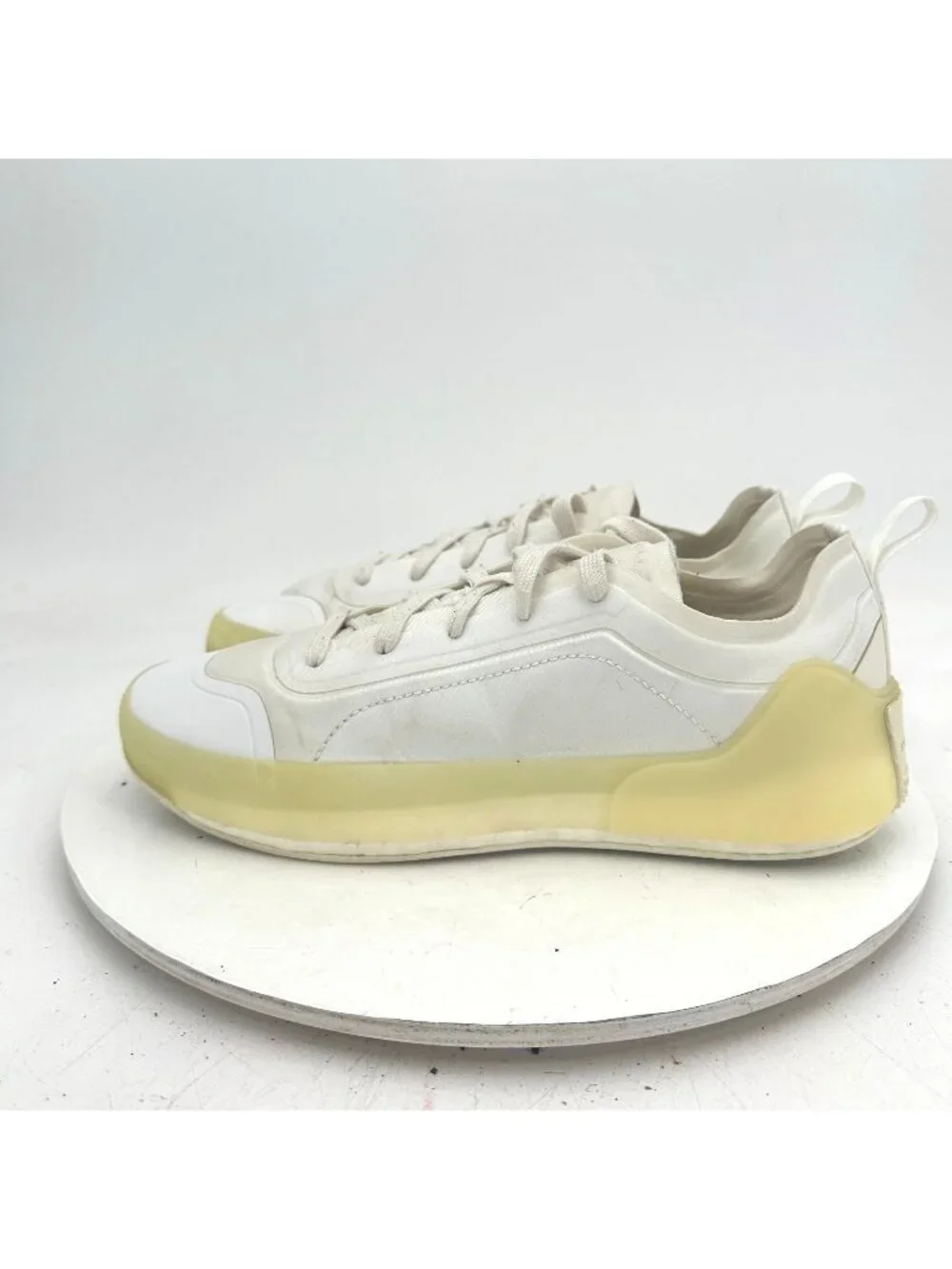 adidas Stella McCartney x Treino Men Size 8.5 FY1548 Triple White Training Shoe